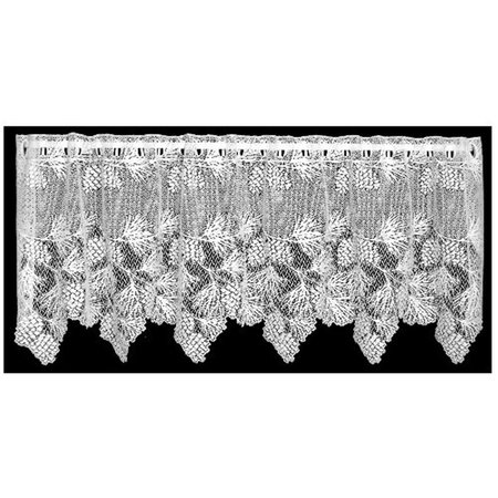 HERITAGE LACE Woodland 60 x 24 in. Tier - Ecru 6260E-6024